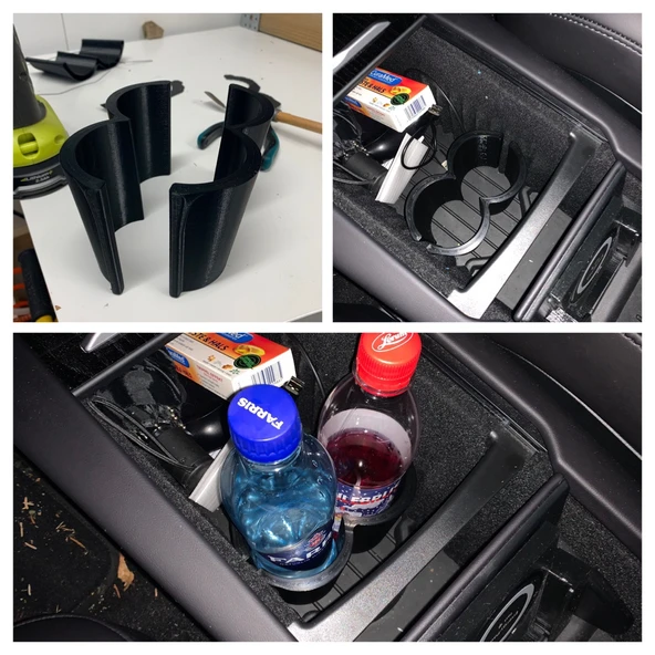 Tesla Kupa Tutucu Dual (Plastik Aparattır!!!)