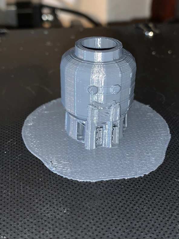 Byr Lego kafa lastik valf kapağı farklı şapkalar (Plastik Aparattır!!!) 3D - 3