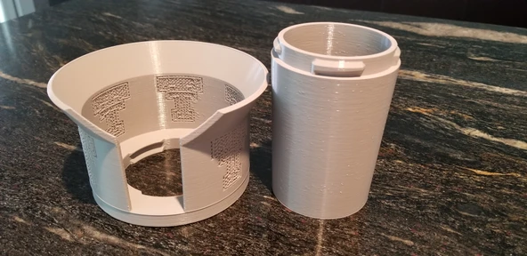 Byr Büyük boyutlu kupa araba fincan tutucu adaptörü (Sadece Plastik Aparattır!!!) 3D - 3