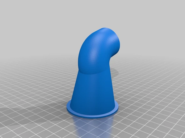 Byr 1/2 Ölçekli Massey Ferguson Traktör Hava Alım Hortumu Çay 20 (Sadece Plastik Aparattır!!!) 3D - 3