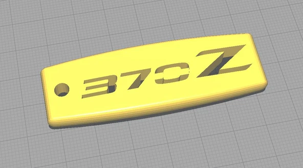 Byr 370Z Anahtar Yüzük / Anahtar Zinciri (Sadece Plastik Aparattır!!!) 3D - Resim 3