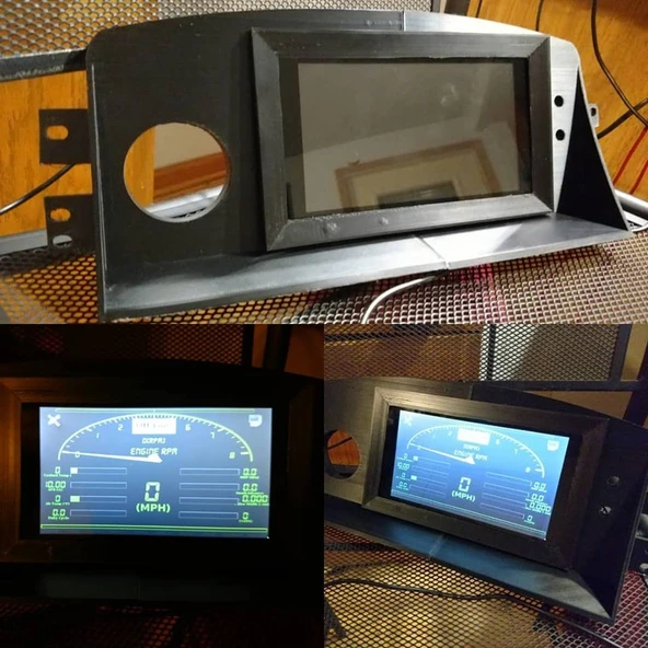 Byr Raspberry Pi Gösterge Tablosu - FC RX -7 (Plastik Aparattır!!!) 3D - Resim 4