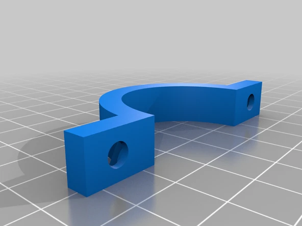 Byr Xiaomi M365 Scooter Ekstra Ön Işık 26mm Montaj Çubuğu (Sadece Plastik Aparattır!!!) 3D - 3