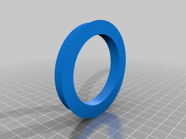 Byr 73mm x 56mm hub merkezli yüzük (Sadece Plastik Aparattır!!!) 3D - Resim 4