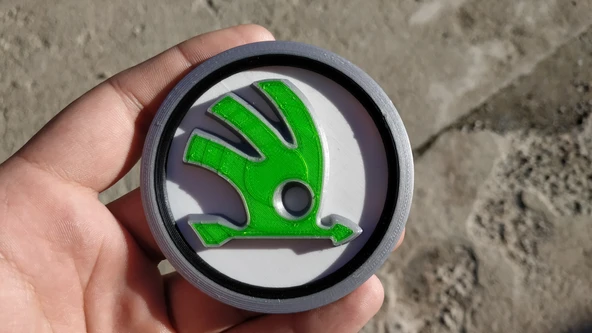Skoda Logosu Küresel - Çok Malzeme İçin (Plastik Aparattır!!!) - 2