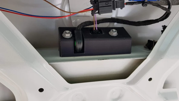 Byr Skoda Superb Reversing Kamera Braketi (Sadece Plastik Aparattır!!!) 3D - 3