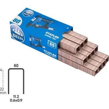 Delta Zımba Teli Çakma Döşeme 3000 Lİ 80/14