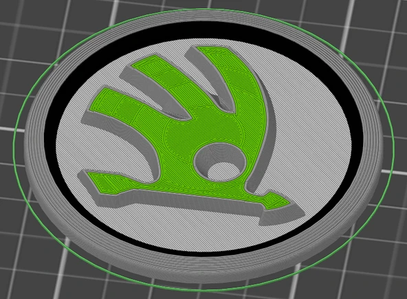 Skoda Logosu Küresel - Çok Malzeme İçin (Plastik Aparattır!!!) - 3