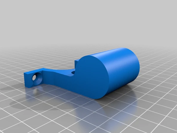 Byr Xiaomi M365 Scooter Ekstra Ön Işık 26mm Montaj Çubuğu (Sadece Plastik Aparattır!!!) 3D - 4