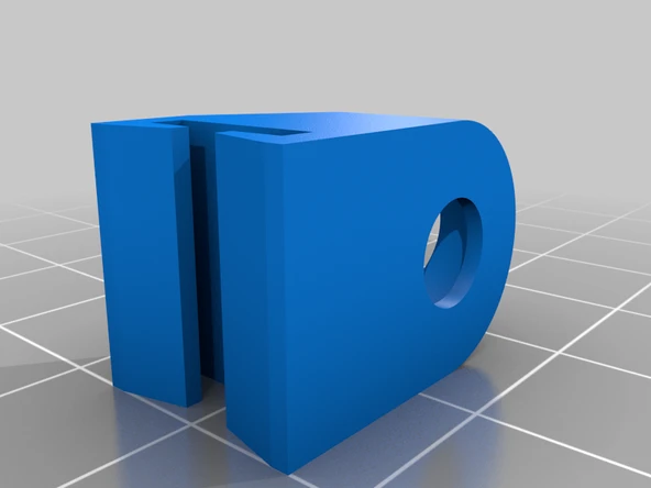 Byr Sıralı kehribar LED dönüş sinyal braketi (alternatif) (Plastik Aparattır!!!) 3D - 3