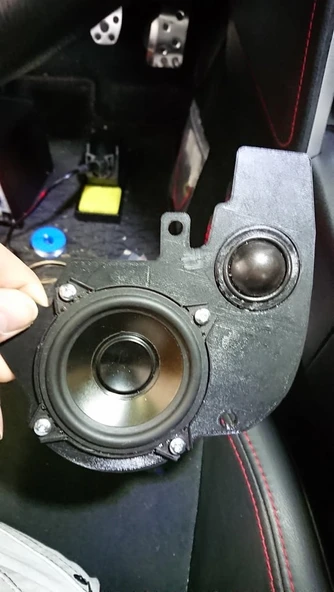 Byr Toyota GT86/Scion FR-S/Subaru BRZ için Gösterge Tablosu Hoparlör Adaptörü (Sadece Plastik Aparattır!!!) 3D - 1
