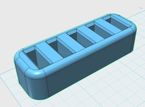Byr Dashstick - USB Bellek Çubuğu Gösterge Tablosu Bankası 5 Yuva (Sadece Plastik Aparattır!!!) 3D - 3
