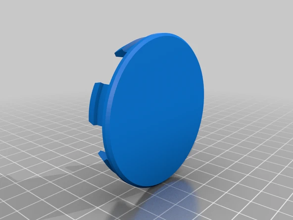 Byr Üniversal Jant Göbeği Kapağı - Jant Kapağı 60mm (Sadece Plastik Aparattır!!!) 3D - 2