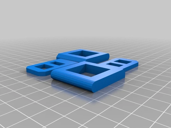 Byr Saturn S-Serisi için Emniyet Kemeri Bağlantısı/Çanta Tutucu (Sadece Plastik Aparattır!!!) 3D