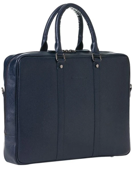 Barchello Sardis Deri Laptop Çantası SNB Mavi - 4