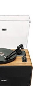 Lenco LS-570OK Ayaklı Meşe Görünüm Dahili Hoparlörlü ve Bluetoothlu Pikap Plak Çalar - Resim 2