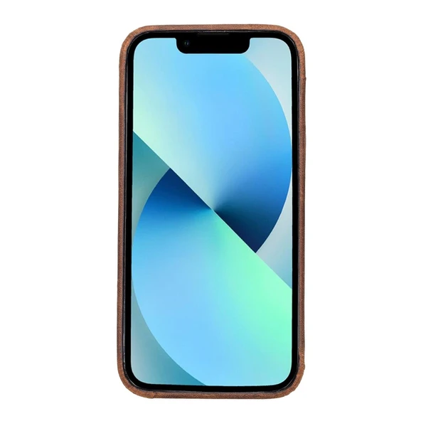 Apple iPhone 13 Pro Max Uyumlu Deri Arka Kapak ROCK G2 - 3