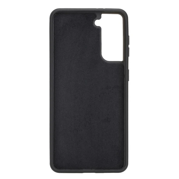 Samsung Galaxy S21 Plus Uyumlu Deri Cüzdanlı Kılıf RST1 Siyah - 4