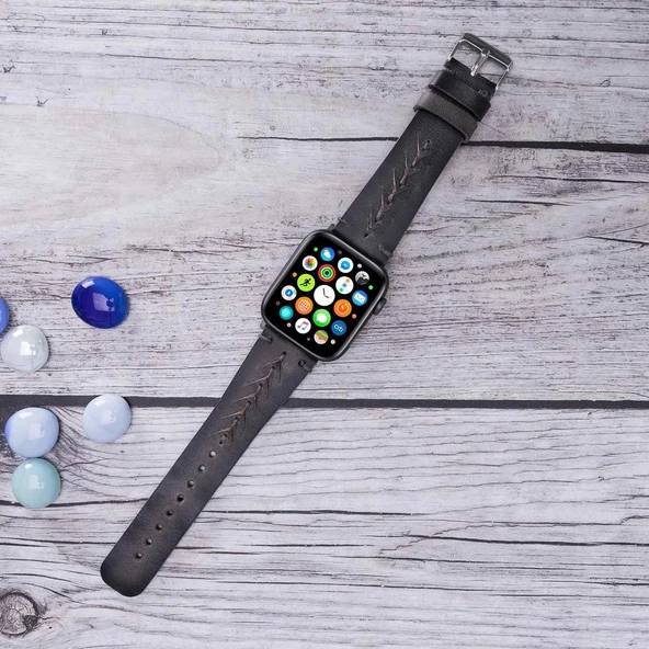 Apple Watch Uyumlu Deri Kordon 42-44-45mm Boras VS4EF - 4