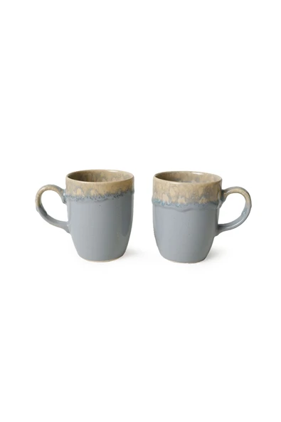 Keramika Shizen Gri Bulut Kupa 9 Cm 2 Adet 613 - 5