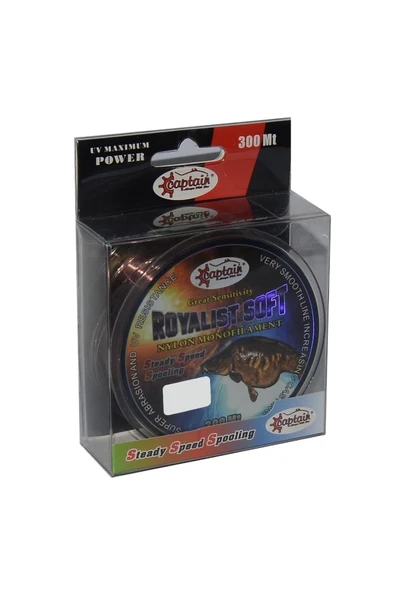 CAPTAIN Royalist Soft 300mt Monofilament Misina Kahve Rengi