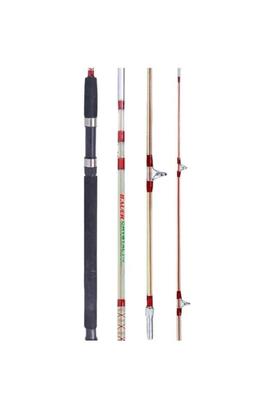 BAUER Crystal 2.40m 100-200g Tekne Kamışı - 2