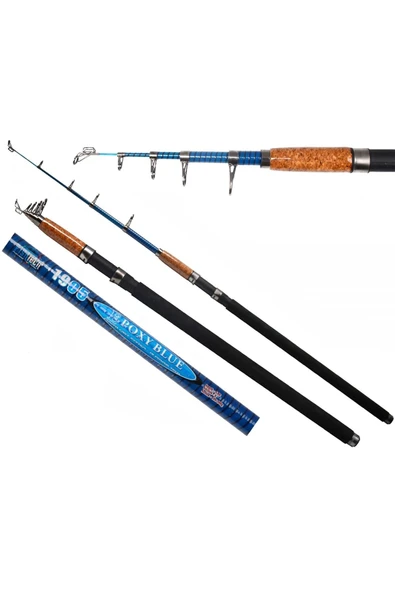 CAPTAIN 1905 Epoxy Blue Teleskopik Kamış 100-300gr Atar-300 cm - 2