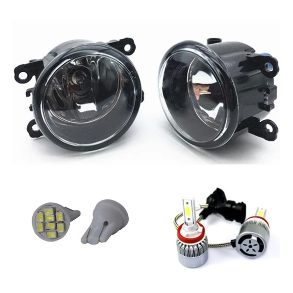 Citroen C4 2004 Beyaz Led Xenon Sis Farı Seti