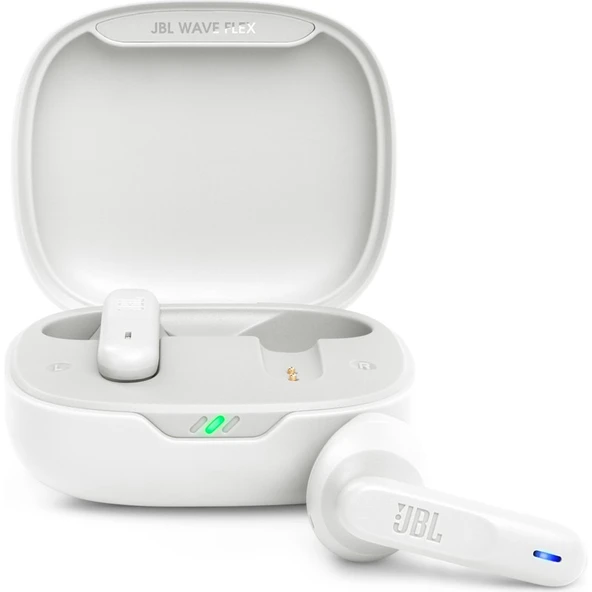 JBL  Wave Flex, Kablosuz Kulakiçi Kulaklık, Beyaz