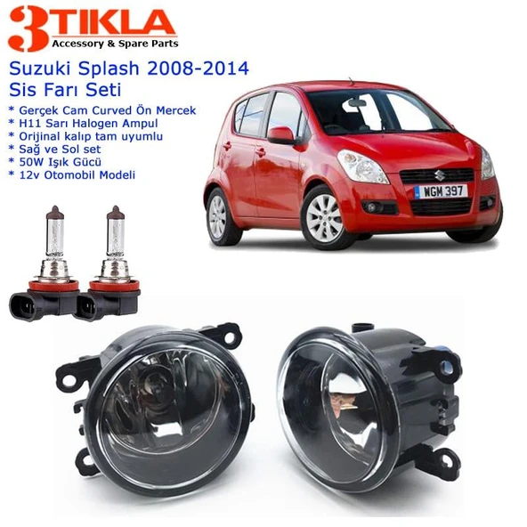 Suzuki Swift 2009 Sis Farı Set  Oem:  8200074008
