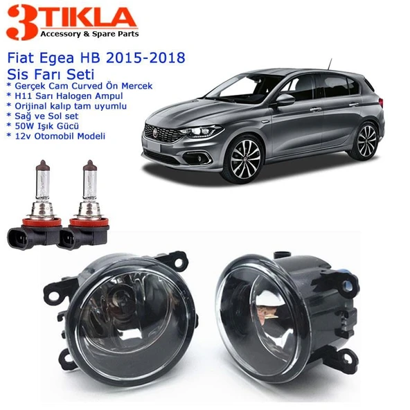 Fiat Egea HB 2017 Sis Farı Set  Oem:  8200074008