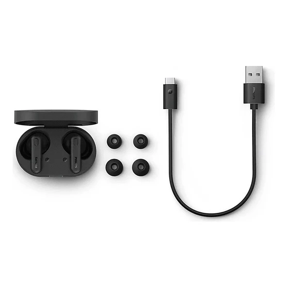 Philips  TAT1108BK Tws Gerçek Kablosuz Kulak Içi Kulaklık Siyah
