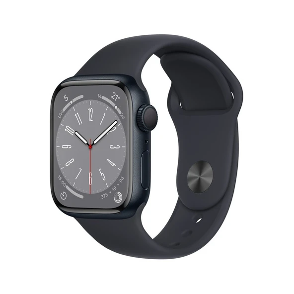 Apple  Watch Series 8 Gps 41MM Midnight Aluminium Case With Midnight Sport Band - Regular MNP53TU/A