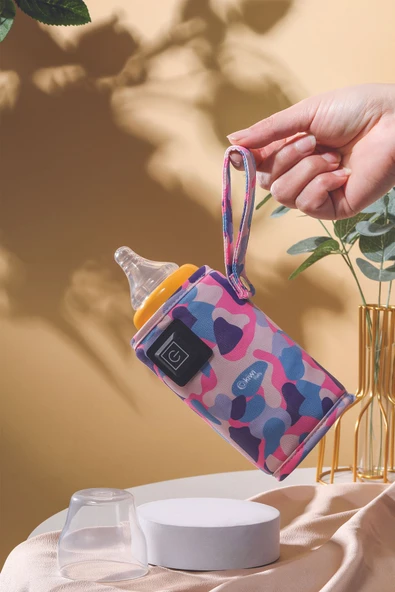 Kiwibaby Biberon Isıtıcı, USB Taşınabilir 3 Kademeli Süt Şişe Bebek Biberon Isıtma,Seyehat Mug Bardak Matara - 2