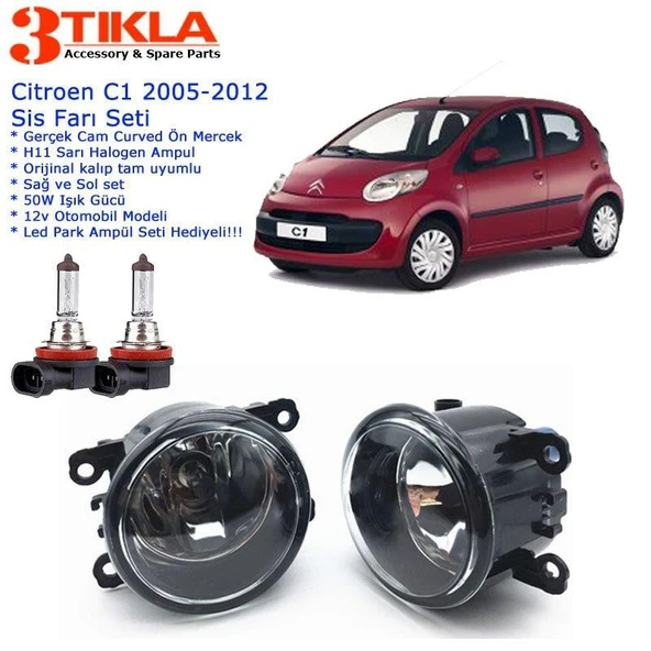 Peugeot 107 Sis Farı Set  Oem:  8200074008