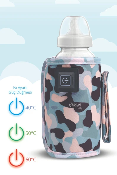 Kiwibaby Biberon Isıtıcı, Usb Taşınabilir 3 Kademeli Süt Şişe Bebek Biberon Isıtma Kbaby 50