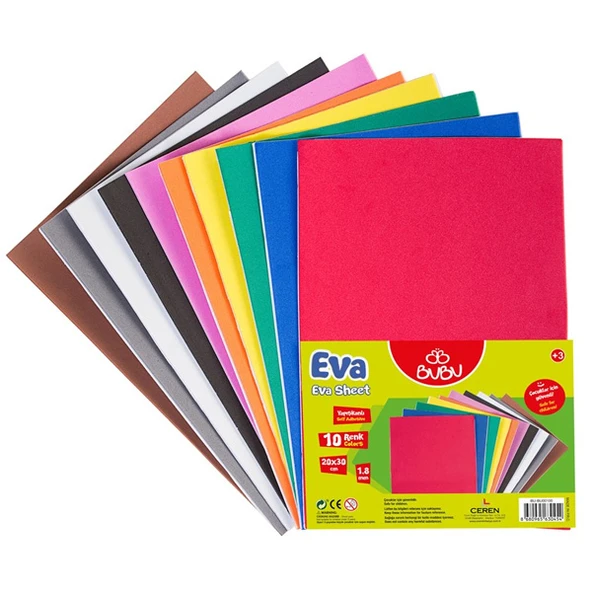 Bu-Bu Eva Yapışkanlı A4 2 MM 10 LU - 1