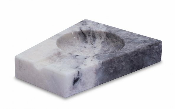 Doğal Granit Mermer 9lu Viski Taşı ve Mermer Puro Küllüğü Hediye Seti - 4