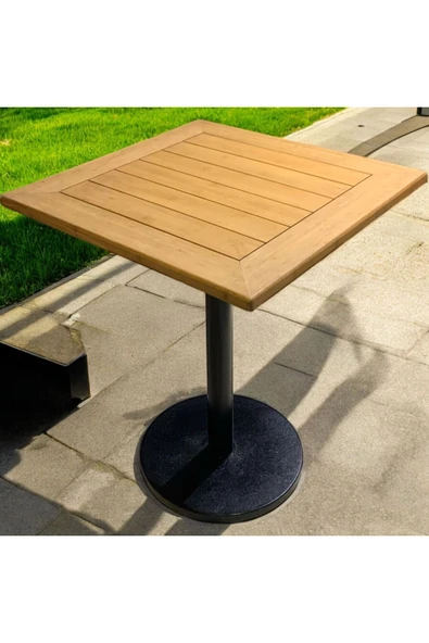 ADIM EBATLAMA CAFE MASA BAMBU  ahşap yemek masası ürün görseli 1