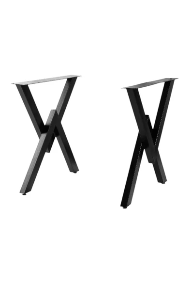 ADIM EBATLAMA CAFE MASA KÖKNAR Kütük Masa X AYAK SİYAH - Resim 5