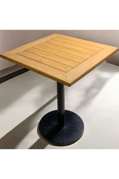 ADIM EBATLAMA CAFE MASA BAMBU  ahşap yemek masası - Resim 5