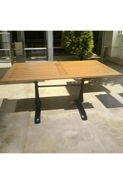 ADIM EBATLAMA CAFE MASA BAMBU  ahşap yemek masası 120 X 70 - 2