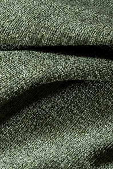 Jakarlı Şönil Koltuk Örtüsü  | Kanepe Örtüsü | Koltuk Şalı 175x300 Kaymaz Sage Yeşil - Resim 4