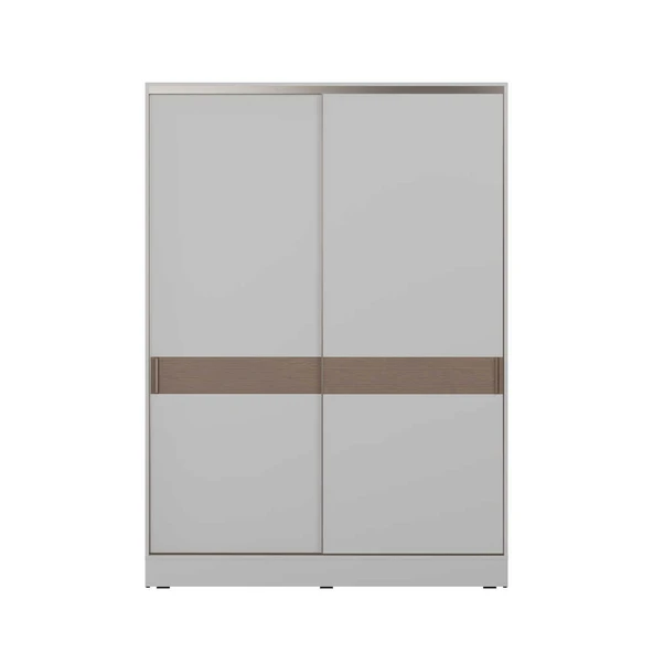 Milano Sürgülü Gardırop - Vizon/Zebra 160x223x60 cm - 3
