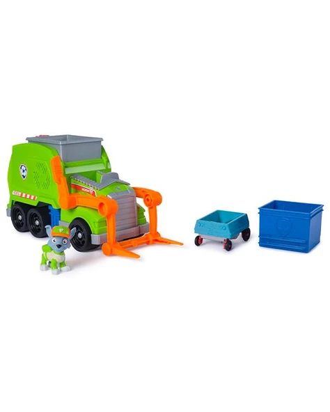 Paw Patrol Rocky ile Crush N Roll Geri Dönüşüm Kamyonu 6071248 - 4