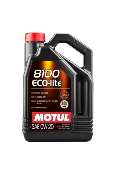 Motul 8100 Eco-lite 0w-20 4 Lt Motor Yağı