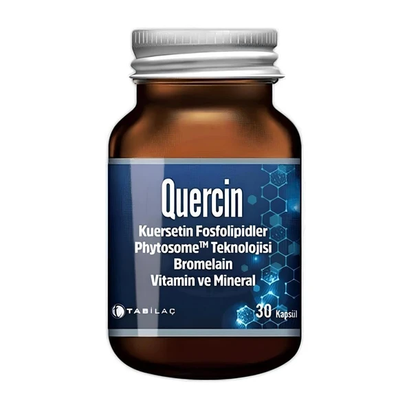 Quercin Fitozomal Kuersetin Bromelain 30 Kapsül ürün görseli 1
