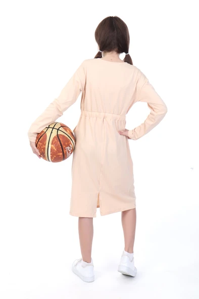 Toontoy Kız Çocuk  Neon Baskılı Elbise - 9