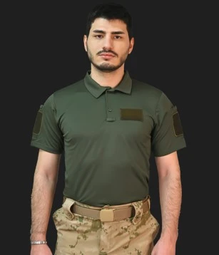 TAKTİKAL TİŞÖRT YAKALI HAKİ