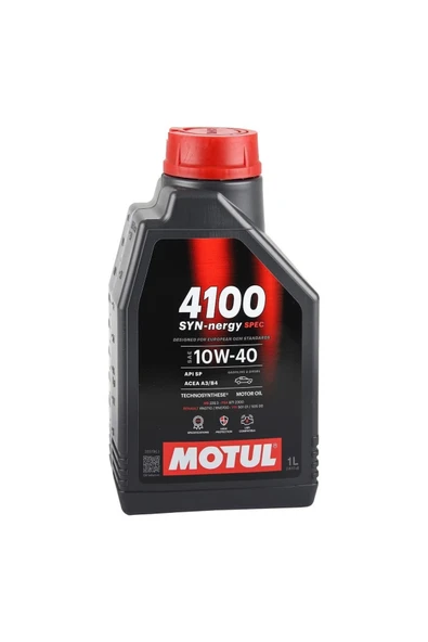Motul 4100 SYN-nergy Spec 10W40 1 Lt Motor Yağı (Üretim Yılı : 2024)